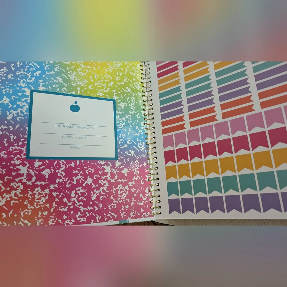 Colorful Academic Planner 2025-2026